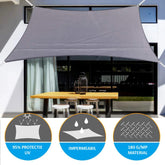Copertina parasolar 4x3 m impermeabila 180gmp gri